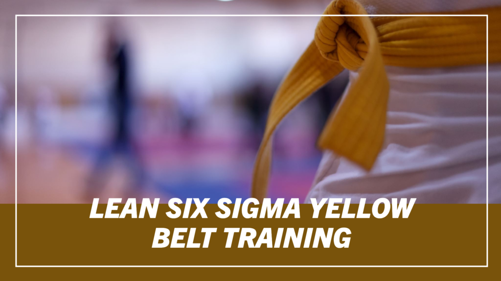 Embracing Yellow Belt Lean Six Sigma Training for Organizational Excellence