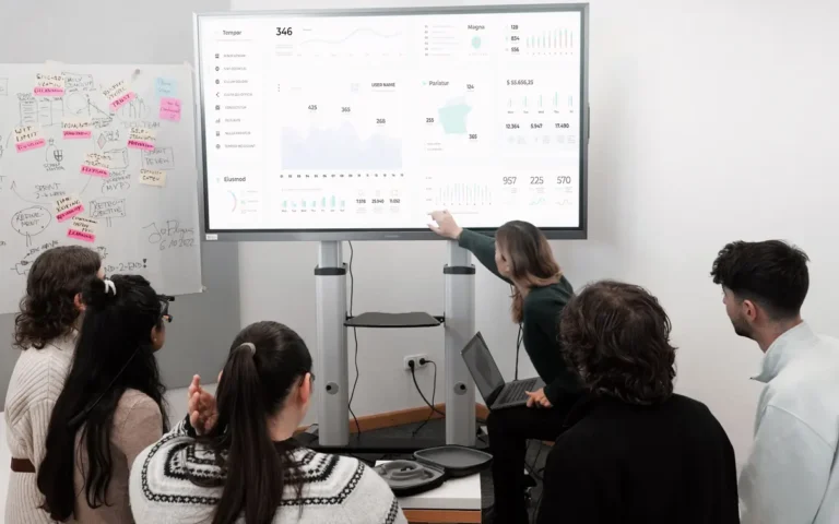 Operations leaders reviewing workflow and performance information during an AI opportunity assessment.